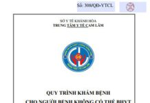 Quy trình khám bệnh cho người bệnh có thẻ BHYT