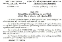 Kết quả khảo sát hài lòng NB năm 2022