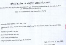 Thông tin,số liệu hoạt động của BV (Bảng KTBV) năm 2022