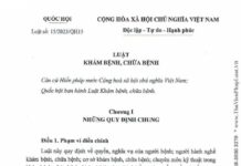 Luật Khám bệnh, chữa bệnh số 15_2023_QH15 ngày 09_01_2023