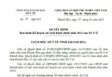 Kế Hoạch Cải Cách Hành Chính Của Sở Y Tế Năm 2024.