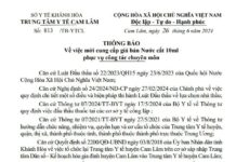 THÔNG BÁO Về việc mời cung cấp giá bán Nước cất 10ml phục vụ công tác chuyên môn