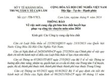 THÔNG BÁO Về việc mời cung cấp giá bán hóa chất huyết học phục vụ công tác chuyên môn năm 2024