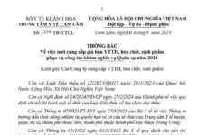 THÔNG BÁO Về việc mời cung cấp giá bán VTTH, hóa chất, sinh phẩm phục vụ công tác khám nghĩa vụ Quân sự năm 2024