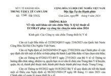 THÔNG BÁO Về việc mời khảo sát sửa chữa Máy X-Q kỹ thuật số ECORAY phục vụ công tác chuyên môn năm 2024