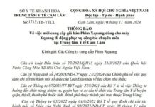 THÔNG BÁO Về việc mời cung cấp giá bán Phim Xquang dùng cho máy Xquang di động phục vụ công tác chuyên môn tại Trung tâm Y tế Cam Lâm