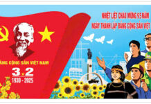 Nhiệt liệt chào mừng 95 năm ngày thành lập Đảng Cộng Sản Việt Nam (03/02/1930 – 03/02/2025)