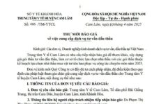 THƯ MỜI BÁO GIÁ về việc cung cấp dịch vụ tư vấn đấu thầu