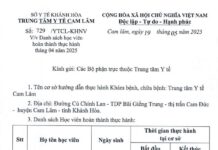 Danh sách học viên hoàn thành thực hành tháng 04 năm 2025
