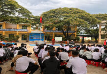 Trung tâm Y tế huyện Cam Lâm tổ chức Hội thi “Tìm hiểu kiến thức về dân số/chăm sóc SKSS vị thành niên/thanh niên” tại trường THCS Trần Quang Khải năm 2025 (Dự án 7)