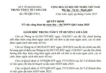 QUYẾT ĐỊNH Về việc công khai dự toán thu – chi NSNN Qúi I năm 2025