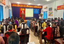 TRUNG TÂM Y TẾ KHU VỰC CAM LÂM TỔ CHỨC TẬP HUẤN PHIẾU GIÁM SÁT CHO CÁN BỘ DÂN SỐ VÀ CỘNG TÁC VIÊN DÂN SỐ