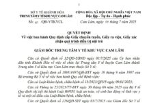 QUYẾT ĐỊNH Về việc ban hành Quy định cấp Giấy chuyển tuyến, Giấy ra viện, Giấy xác nhận quá trình điều trị nội trú