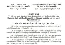 QUYẾT ĐỊNH Về việc ban hành Quy định Bình bệnh án, Bình đơn thuốc cấp Bệnh viện, Bình đơn thuốc tại Khoa Khám bệnh và Đánh giá hoạt động cấp cứu người bệnh tại Bệnh viện