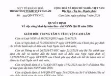 QUYẾT ĐỊNH Về việc công khai dự toán thu – chi NSNN Qúi II năm 2026